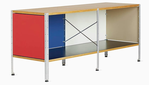 Eames® Storage Unit - 1x2 - Herman Miller® - Storage + Organization - Multicolor - Zinc Plated - HORNE