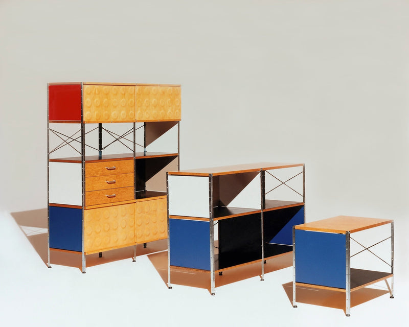 Eames® Storage Unit - 2x2 - Herman Miller® - Storage + Organization - Standard - Multicolor - Black - HORNE