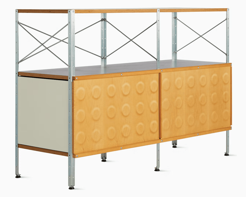 Eames® Storage Unit - 2x2 - Herman Miller® - Storage + Organization - Standard - Multicolor - Black - HORNE