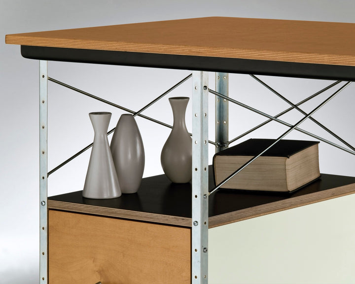 Eames® Storage Unit - 2x2 - Herman Miller® - Storage + Organization - With Door - Natural - Zinc Plated - HORNE