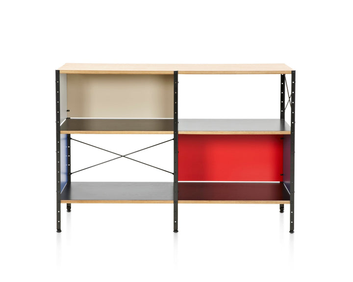 Eames® Storage Unit - 2x2 - Herman Miller® - Storage + Organization - Standard - Multicolor - Black - HORNE