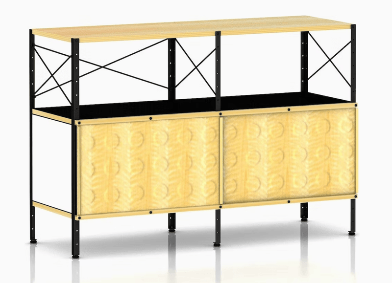 Eames® Storage Unit - 2x2 - Herman Miller® - Storage + Organization - Standard - Multicolor - Black - HORNE