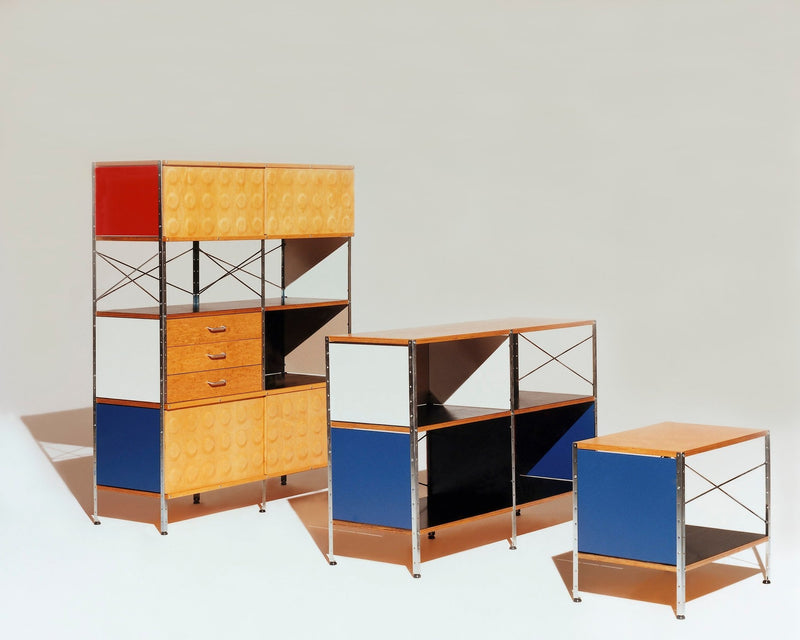 Eames® Storage Unit - 4x2 - Herman Miller® - Storage + Organization - Multicolor - Black - HORNE