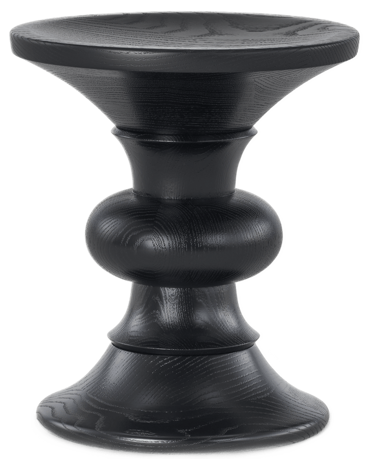 Eames® Turned Stool - Shape B - Herman Miller® - Stools + Benches + Ottomans - Ebony - HORNE
