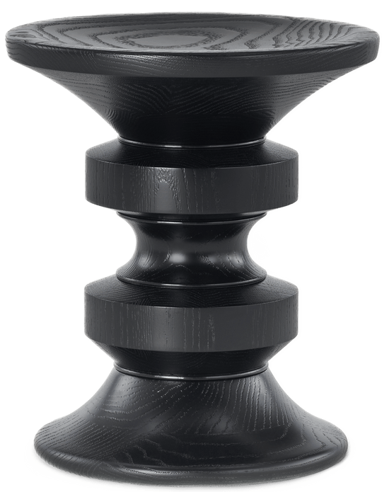 Eames® Turned Stool - Shape D - Herman Miller® - Stools + Benches + Ottomans - Ebony - HORNE