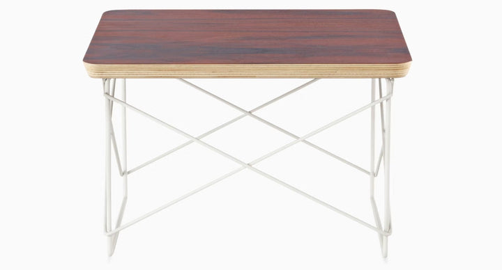 Eames® Wire Base Low Table - Herman Miller® - Tables - Santos Palisander - Studio White - HORNE
