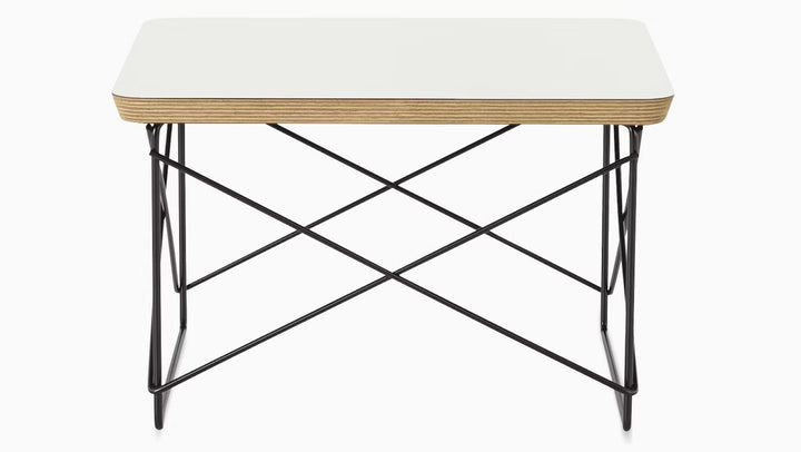 Eames® Wire Base Low Table - Herman Miller® - Tables - Studio White - Black - HORNE