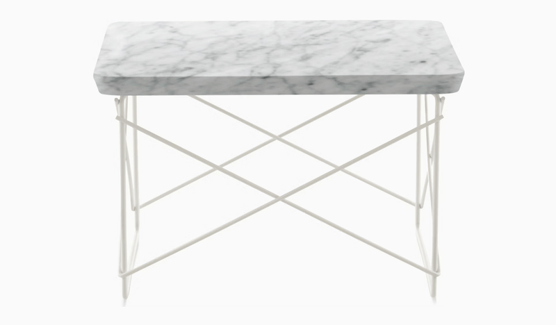 Eames® Wire Base Low Table - Herman Miller® - Tables - White Ash - Black - HORNE