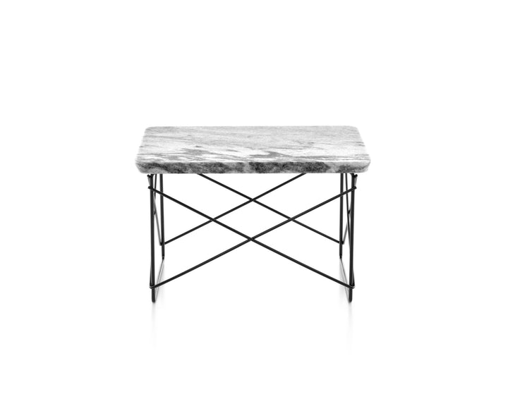 Eames® Wire Base Low Table - Herman Miller® - Tables - Georgia Grey Marble - Black - HORNE