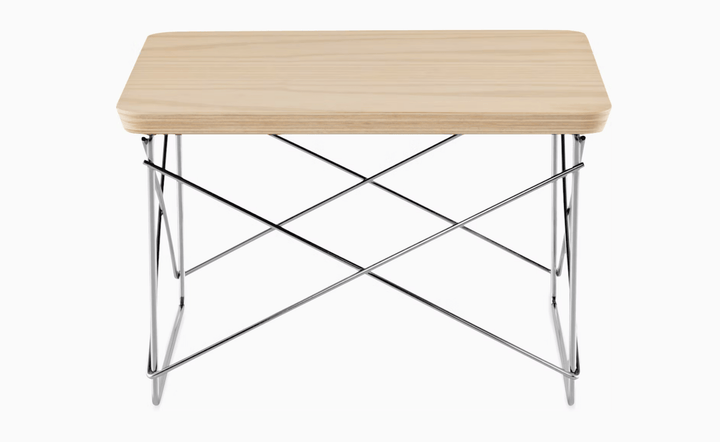 Eames® Wire Base Low Table - Herman Miller® - Tables - White Ash - Chrome - HORNE