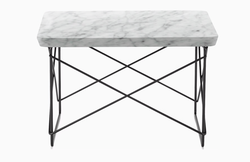 Eames® Wire Base Low Table - Herman Miller® - Tables - White Ash - Black - HORNE