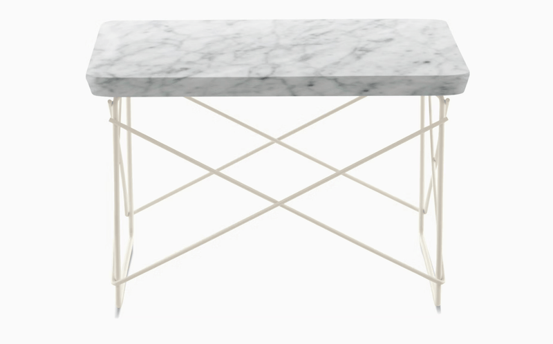 Eames® Wire Base Low Table - Herman Miller® - Tables - White Ash - Black - HORNE