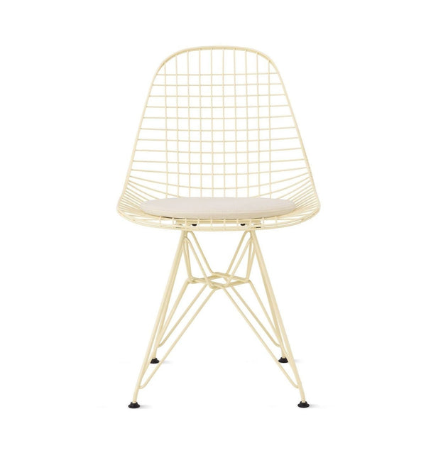 Eames® Wire Chair, Herman Miller x HAY - Herman Miller® - Chairs - Powder Yellow - Add Outdoor Cushion - HORNE