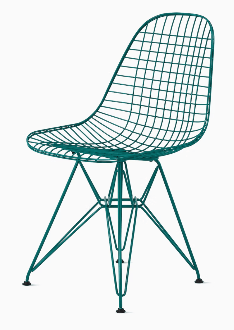 Eames® Wire Chair, Herman Miller x HAY - Herman Miller® - Chairs - Powder Yellow - No Cushion - HORNE