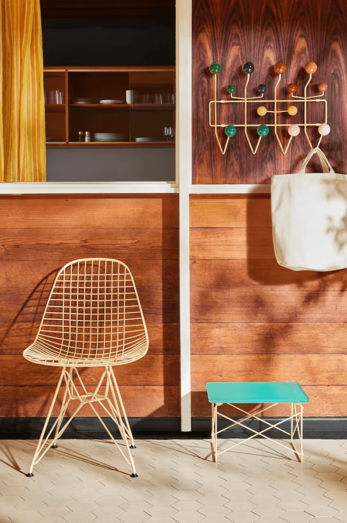 Eames® Wire Chair, Herman Miller x HAY - Herman Miller® - Chairs - Powder Yellow - No Cushion - HORNE