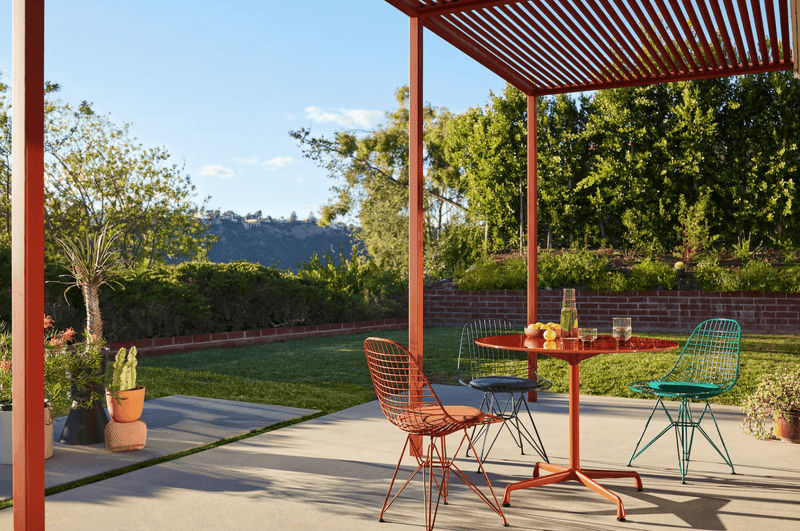 Eames® Wire Chair, Herman Miller x HAY - Herman Miller® - Chairs - Powder Yellow - No Cushion - HORNE