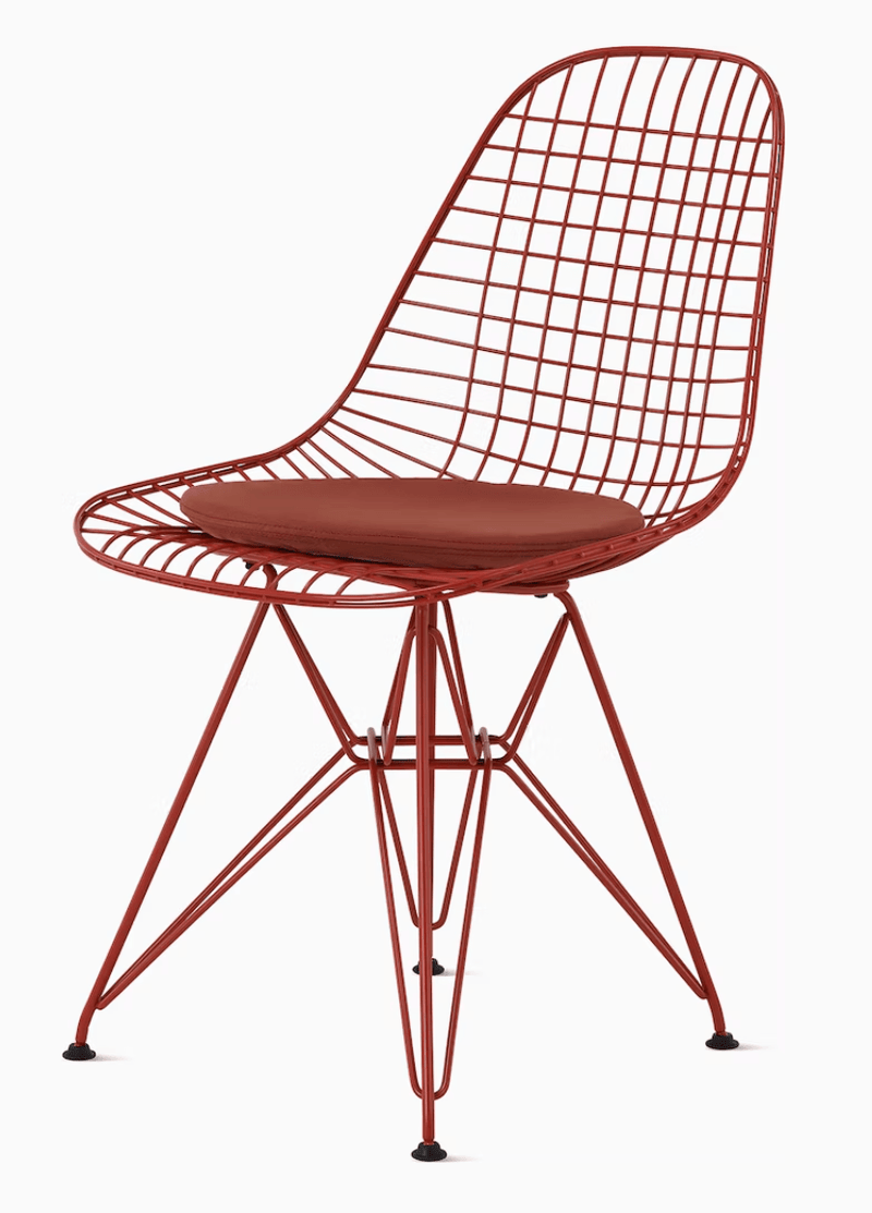 Eames® Wire Chair, Herman Miller x HAY - Herman Miller® - Chairs - Powder Yellow - No Cushion - HORNE