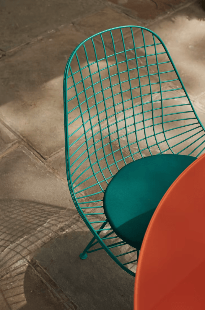 Eames® Wire Chair, Herman Miller x HAY - Herman Miller® - Chairs - Powder Yellow - No Cushion - HORNE