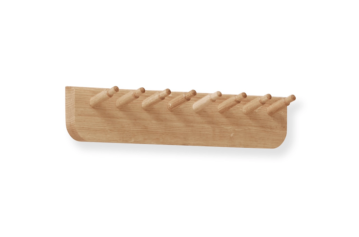 Echo Coatrack - Form + Refine - Coat + Key Racks - Small - Natural Oiled Oak - HORNE