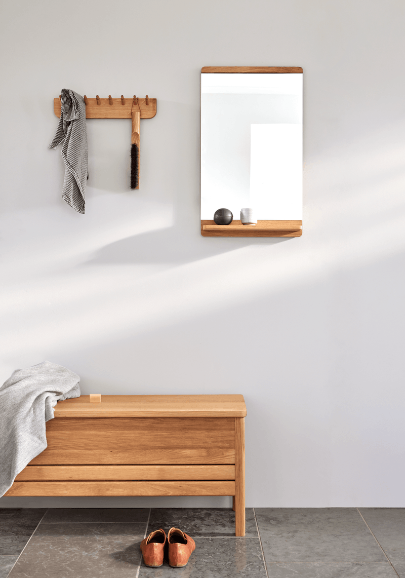 Echo Coatrack - Form + Refine - Coat + Key Racks - Small - Natural Oiled Oak - HORNE