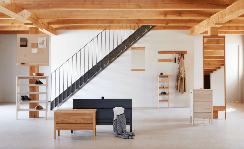 Echo Coatrack - Form + Refine - Coat + Key Racks - Small - Natural Oiled Oak - HORNE