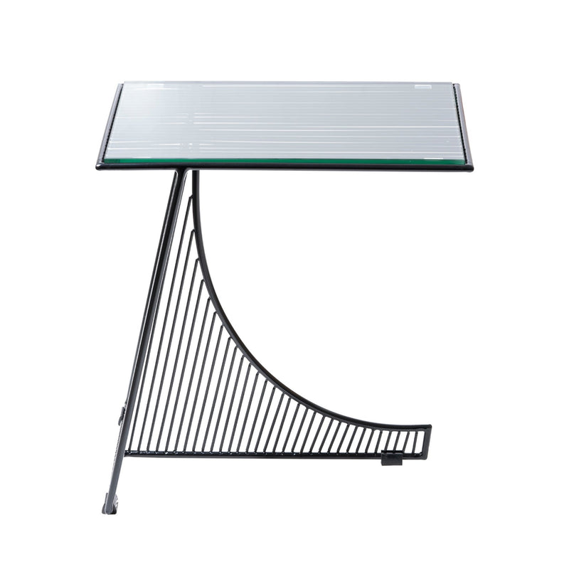 Eclipse Table w/ Glass Top - Bend Goods - Tables - White - HORNE