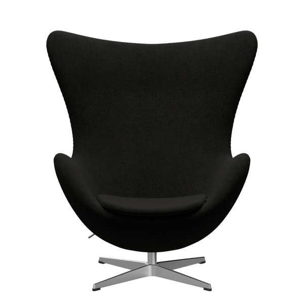 Egg™ Lounge Chair - Fritz Hansen - Chairs - Hallingdal 173 - Satin Polished Aluminum - HORNE