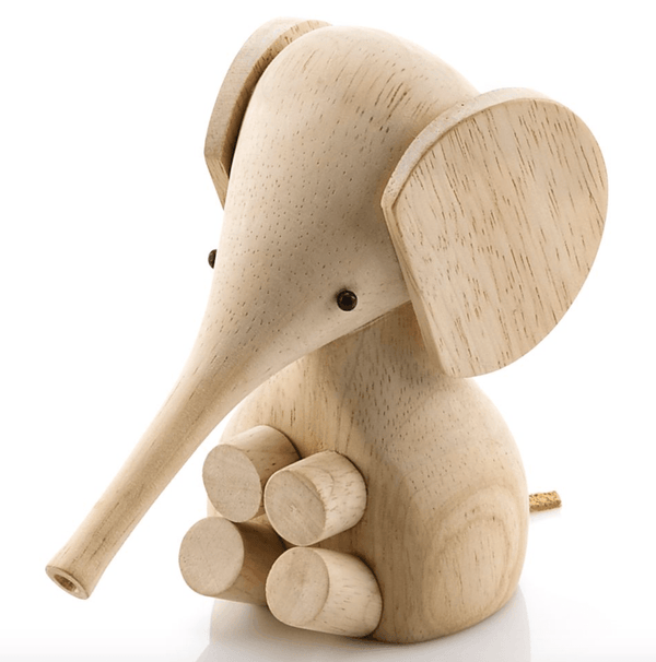 Elephant Collection - Lucie Kaas - Art + Objects - Rubber Wood - HORNE