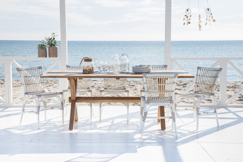 Elisabeth Side Chair - Exterior - Sika Design - Outdoor Furniture - Dove White - HORNE