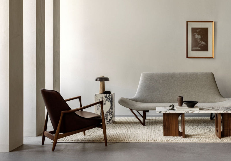 Elizabeth Lounge Chair - Audo Copenhagen Chairs - Natural Oak - Dunes Leather - Cognac - HORNE