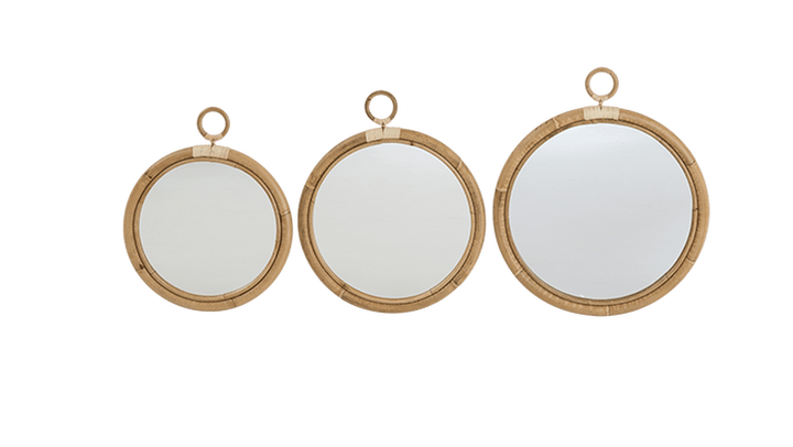 Ella Rattan Mirror - Sika Design - Mirrors - Large - HORNE