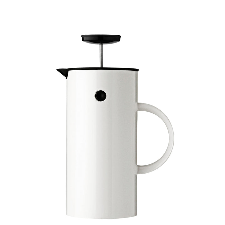 EM77 French Press - Stelton - Coffee + Tea - White - HORNE