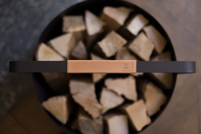 Emma Firewood Steel Basket by Eldvarm