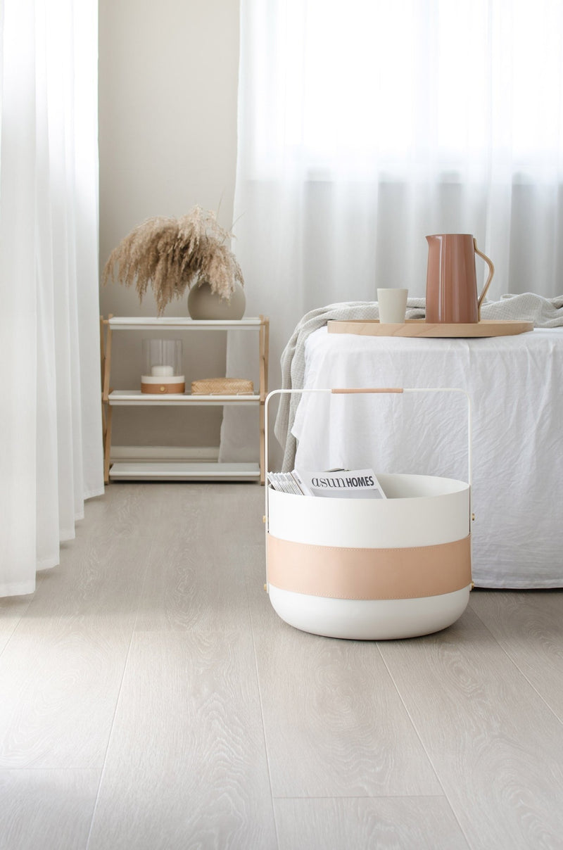 Emma Firewood Steel Basket by Eldvarm