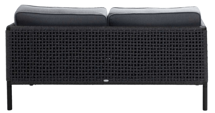 Encore 2 - Seater Sofa - Cane Line - Outdoor Furniture - Lava Grey/Dark Grey - HORNE
