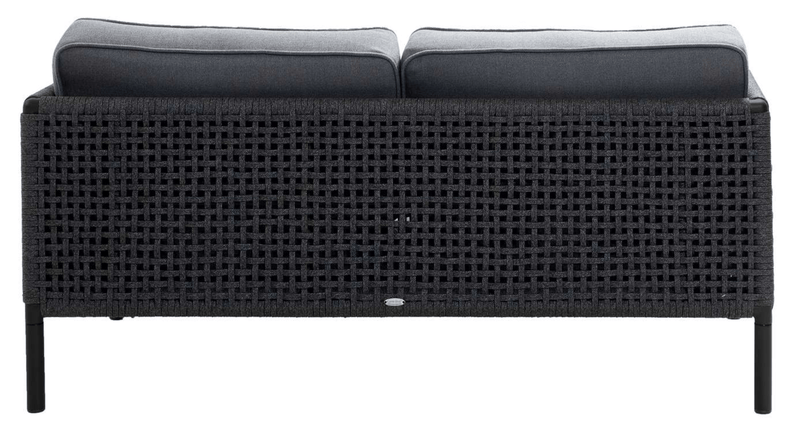 Encore 2 - Seater Sofa - Cane Line - Outdoor Furniture - Lava Grey/Dark Grey - HORNE