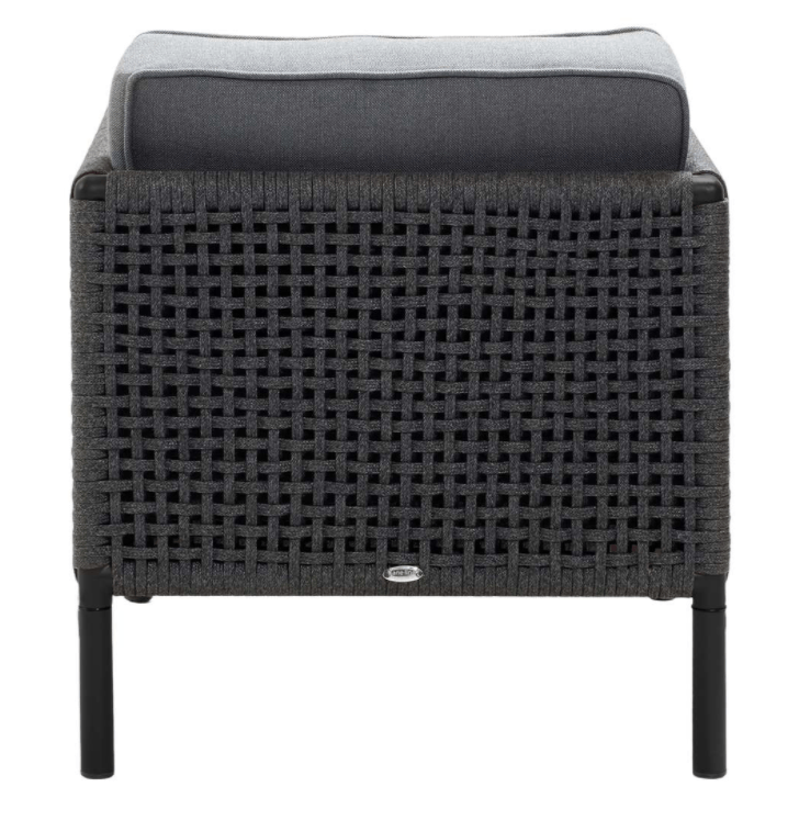 Encore Lounge Chair - Cane Line - Outdoor Furniture - Lava Grey/Dark Grey - HORNE