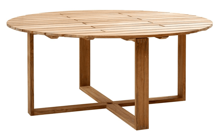 Endless Dining Table - Round - Cane Line - Outdoor Furniture - Large - HORNE