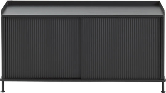 Enfold Sideboard - Low - Muuto - Sideboards + Cabinets - Black/Black - HORNE
