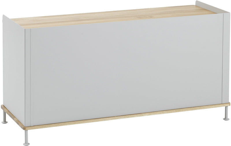 Enfold Sideboard - Low - Muuto - Sideboards + Cabinets - Oak/Grey - HORNE