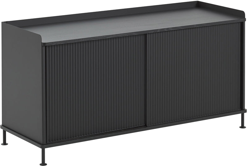 Enfold Sideboard - Low - Muuto - Sideboards + Cabinets - Oak/Grey - HORNE