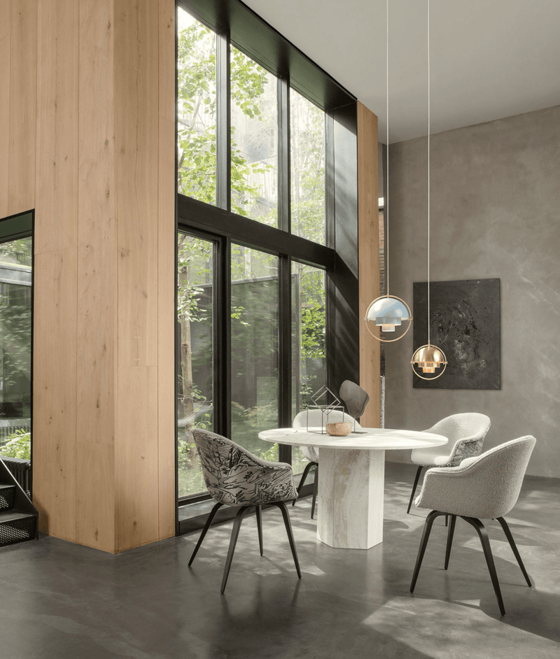 Epic Dining Table - Gubi - Tables + Desks - Burnt Red - HORNE