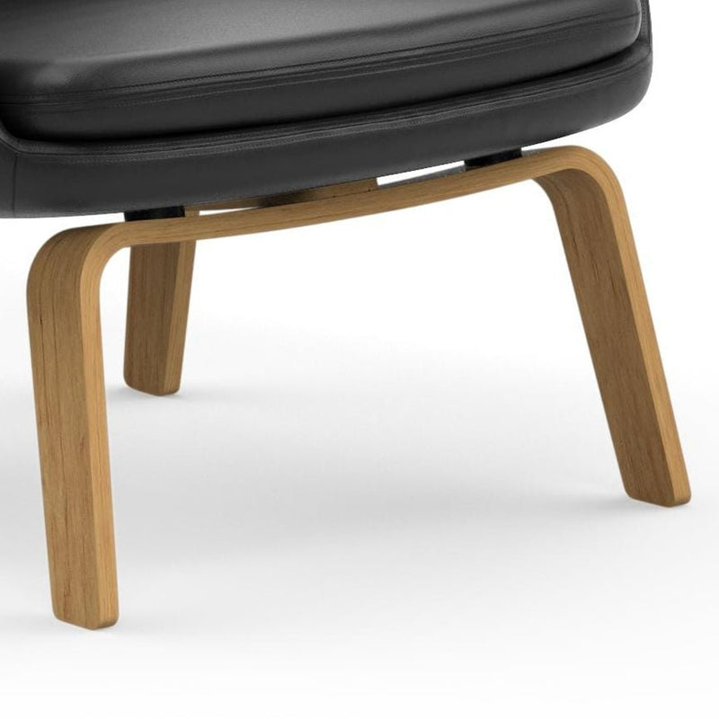 Normann Copenhagen Era Lounge Chair High - Wood Legs