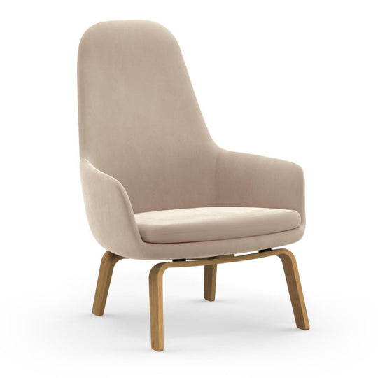 Normann Copenhagen Era Lounge Chair High - Wood Legs