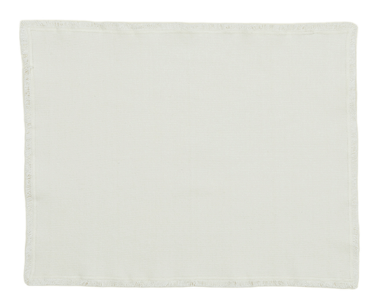 Essential Cotton Placemat - Set of 4 - Hawkins New York - Kitchen + Table Linens - Ivory - HORNE