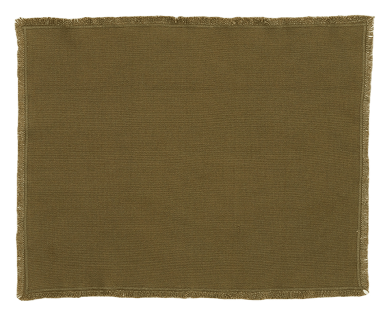 Essential Cotton Placemat - Set of 4 - Hawkins New York - Kitchen + Table Linens - Ivory - HORNE