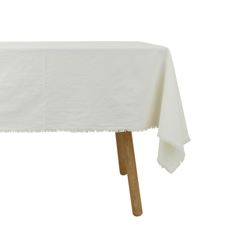 Essential Cotton Tablecloth - Hawkins New York - Kitchen + Table Linens - Ivory - HORNE
