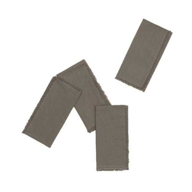 Essential Dinner Napkin - Set of 4 - Hawkins New York - Kitchen + Table Linens - Dark Grey - HORNE