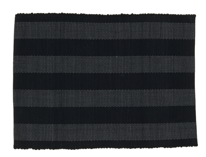 Essential Floor Mat - Hawkins New York - Bath - Black - HORNE