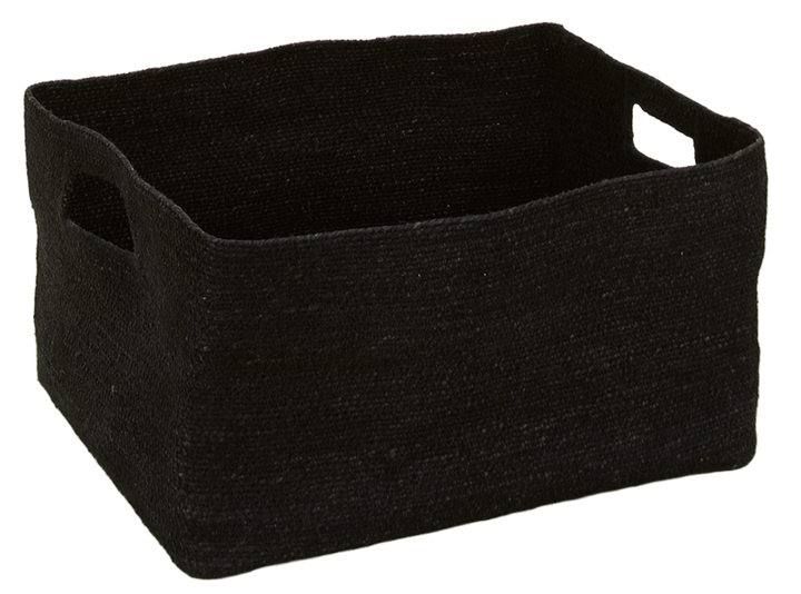 Essential Low Basket - Hawkins New York - Storage + Organization - Black - HORNE
